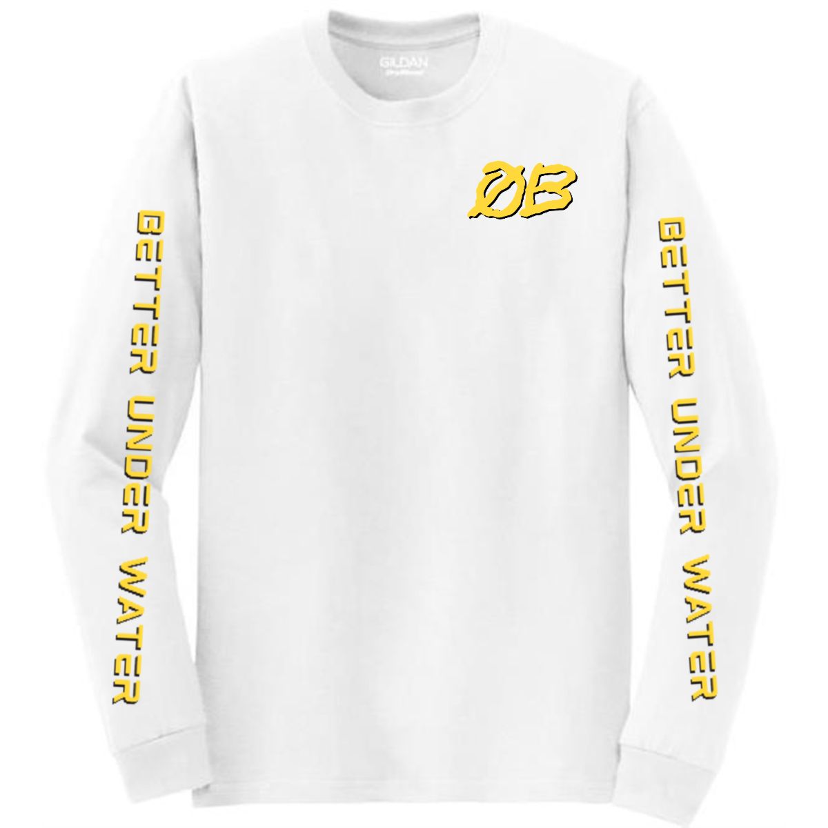 Long Sleeve Tee - Better Under Water - Zero Breath Clothing